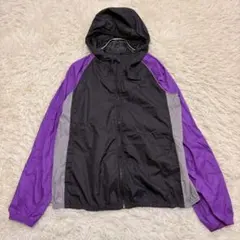 y8440 ユニクロ ブロックテック マルチカラー ポケッタブルパーカ 撥水