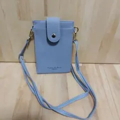 ライトグレー スマホショルダーストラップ