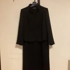 東京ソワール ダブルカラー アンサンブル 勝山織 19号 大きいサイズ