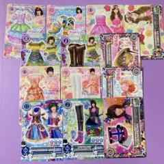 アイカツ　ぱるる　ともちん　コラボカード　13枚セット