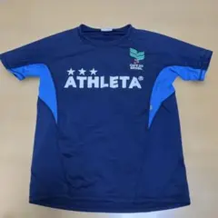 ATHLETA ネイビーシャツ 3つ星ロゴ　140
