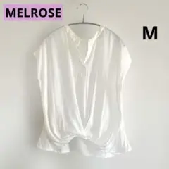 MELROSE フレンチスリーブ ブラウジング スキッパー ブラウス Mのサムネイル