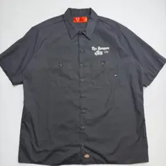 Dickies ワークシャツ 半袖シャツ ブラック 0811-17のサムネイル