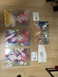 五等分の花嫁 summer party ラストワン A賞 B賞 C賞 4点セット