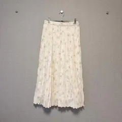 ［C・O・L・Z・A］花柄スカート(L)/フレアスカート プリーツ