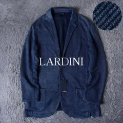 LARDINI 3者混ハウンドトゥース ライトジャケット 干場 LEON LARDINI 3者混ハウンドトゥース ライトジャケット 干場 LEON - メルカリ