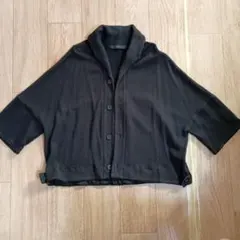 ニットカーディガン　ボレロ　ブラック　フリーサイズ