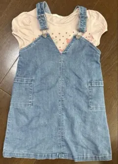 ブリーズ ジャンバースカート120センチ　GU Tシャツセット