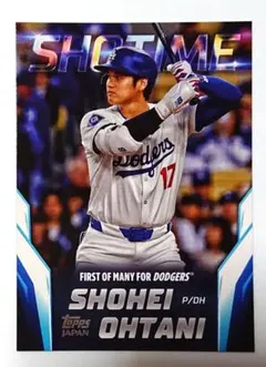 topps Japan ドジャース shotime first 大谷翔平