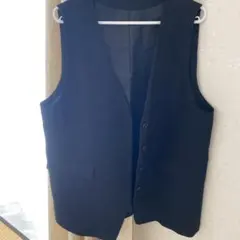 GUブラック ベスト ジレ