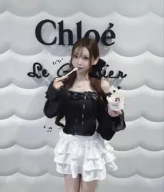 Lumignon Sugar lace ribbon set up ブラック Lumignon Sugar lace ribbon set up BLK - メルカリ