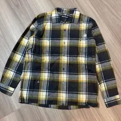 GOD SELECTION XXX チェック柄 ネルシャツ L オープンカラー
