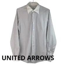 UNITED ARROWS Whitelabel ストライプ 長袖シャツ