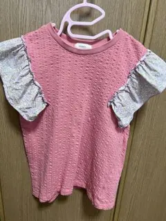 SERAPH フリル袖 Tシャツ ピンク 130cmのサムネイル