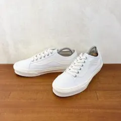 極美品　US企画　バンズ　オールドスクール　24.0センチ　ホワイト　キャンバス