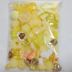 ビーズ パーツ イエロー（黄色）系 大量 まとめ売り セット①