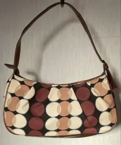 ドット柄　ショルダーバッグ