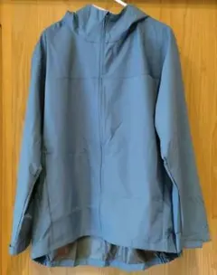 無印良品★撥水フードジャケット★紳士ＸＬ★スモーキーブルー★1回使用