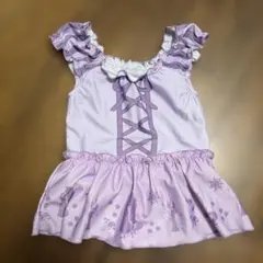Disney Princess ラプンツェル 水着 100cm パープル