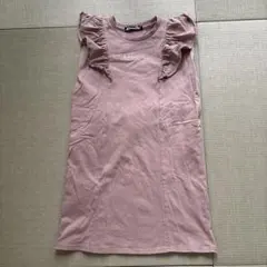 KANGOL キッズ ノースリーブワンピース ピンク