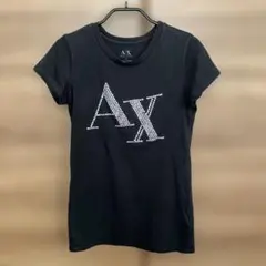 ARMANI EXCHANGE A|X ラインストーン Tシャツ 黒 Sのサムネイル