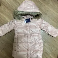 新品 GAP KIDS ピンク ダウンコート105cm