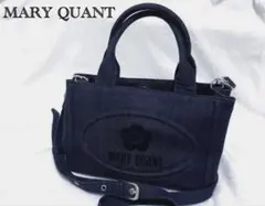 MARY QUANT マリクワ 2way デニム ハンド ショルダーバッグ レア