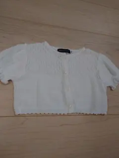 BeBe ホワイト カーディガン 110