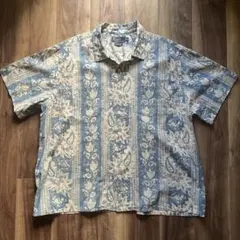 美品 90sラルフローレン ANDY CAMP XXL ペイズリー 半袖シャツ