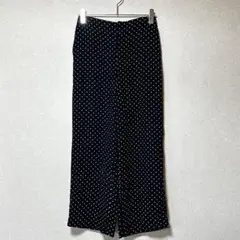 BEAMS BOY ドット柄 ブラック レディースパンツ M相当 大人可愛い春夏