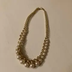 激レア◆ヴィンテージネックレス◆昭和レトロアクセサリー　フェイクパール