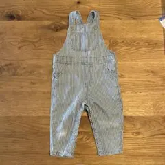 セール！Ｈ＆Ｍ　ストライプ コットン オーバーオール 80cm