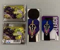 ☆BLEACH ホロ加工 スクエア缶バッジ アクリルカード　涅マユリ