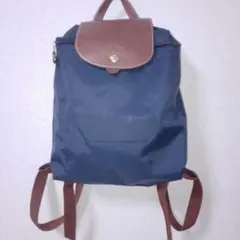 良品 LONGCHAMP ロンシャン ル・プリアージュ リュック ネイビー