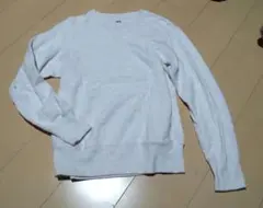 UNIQLO XS ライトグレー トレーナー