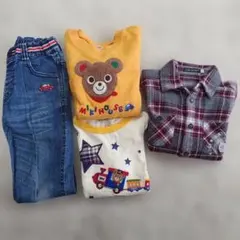ミキハウス　トップス　パンツ べべ　120cm まとめ売り