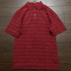 L.L.Bean エルエルビーン ポロシャツ アウトドア 半袖 ボーダー M