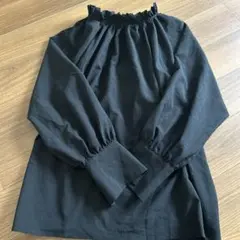 VIS 襟フリルブラウス