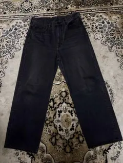 GU バギージーンズ　ダークグレー Lサイズ 32