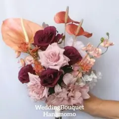 特別価格　ウェディングブーケ　クラッチブーケ　ブートニア付