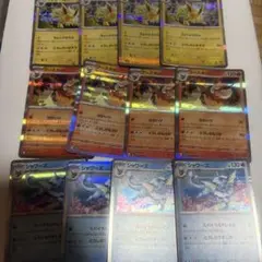 ポケモンカード151 ブースター　シャワーズ サンダース セット