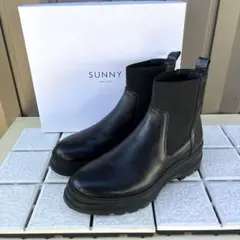 美品 38 PELLICO SUNNY サイドゴア　ショートブーツ　黒　24.5