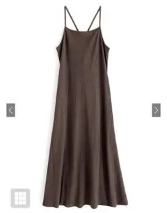 GRL キャミワンピース ダークブラウン