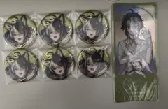 にじさんじ 6周年 妖怪万化 伊波ライ 缶バッジ 6個 チケット風カード