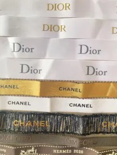 【おまけ付き】ブランドリボン　ディオール　シャネル　エルメス　まとめ売り