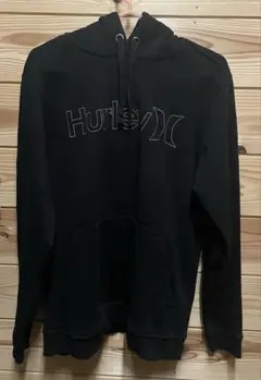 Hurley ブラック フード付きパーカー Sサイズ