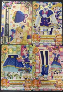 アイカツカード チョコポップススクープコーデ 4枚セット