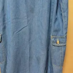 デニムブルー ジャンパースカート