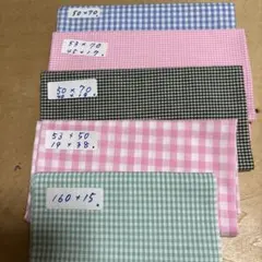 チェック　5枚　⭐︎143