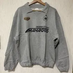 新品★mahagrid RALLY COLLARED SWEATSHIRT★Sのサムネイル